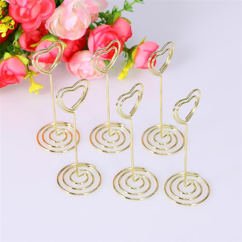 Heart Table Number Holders (12 pcs) Heart Table Number Holders (12 pcs)