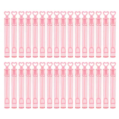 Heart Wand Empty Bubble Bottles (50pcs)