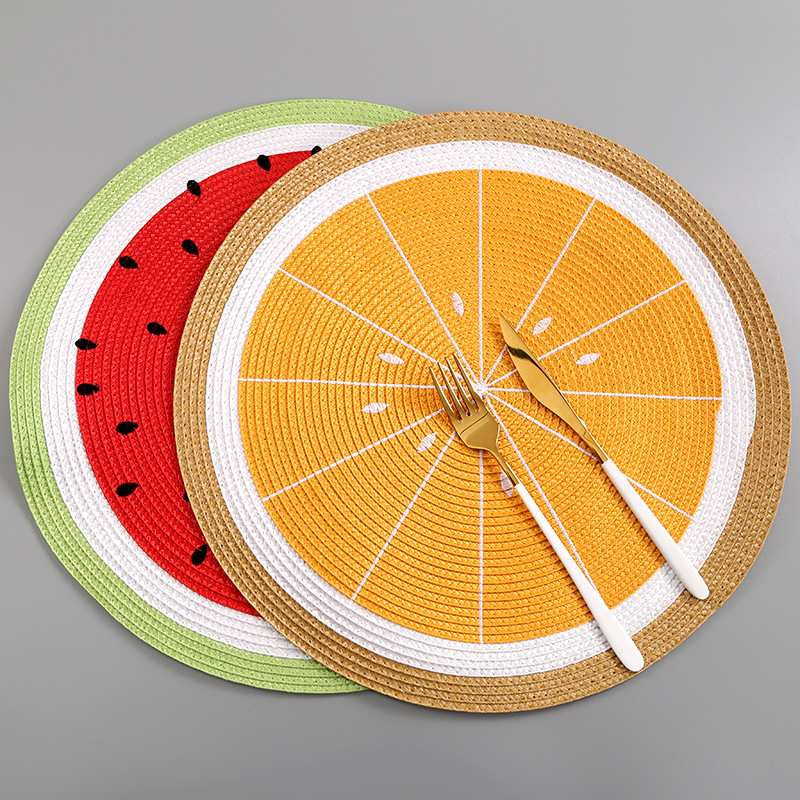 Heat Insulator Round Lemon Placemat Heat Insulator Round Lemon Placemat