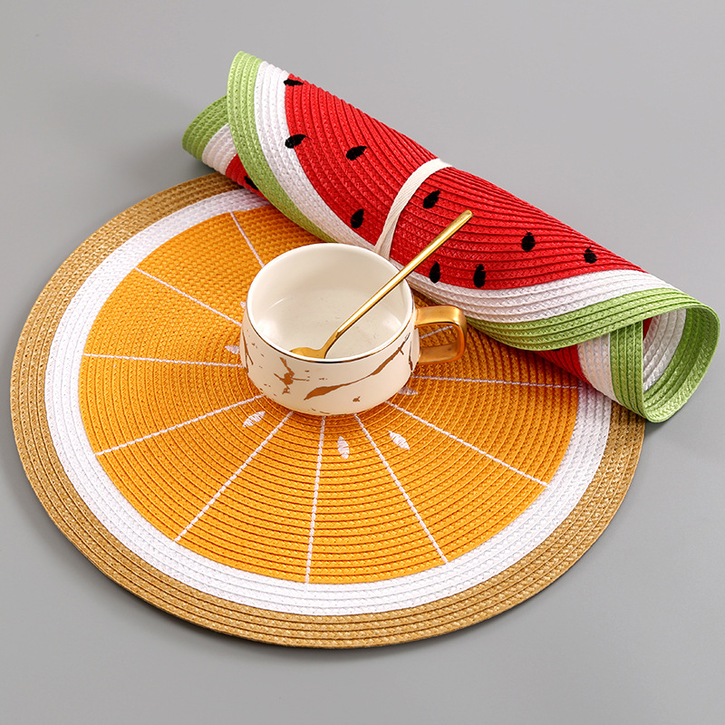 Heat Insulator Round Lemon Placemat