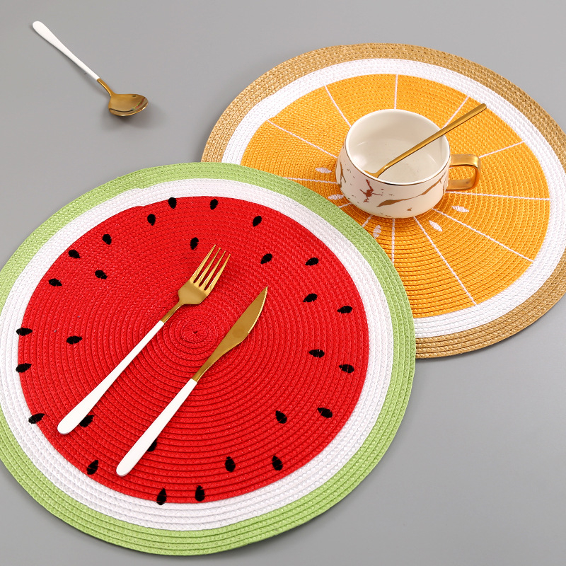 Heat Insulator Round Lemon Placemat