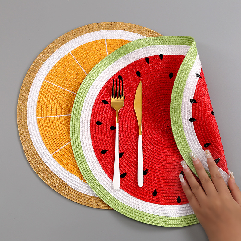 Heat Insulator Round Lemon Placemat