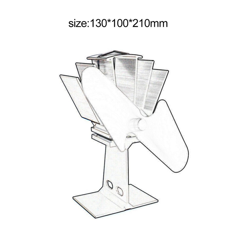 Heat Powered Stove Fan Double Blade Heat Powered Stove Fan Double Blade