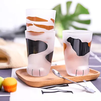 Heat Resistant Cat Paw Glass Heat Resistant Cat Paw Glass