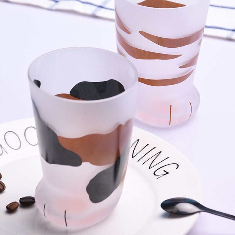 Heat Resistant Cat Paw Glass Cup Heat Resistant Cat Paw Glass Cup