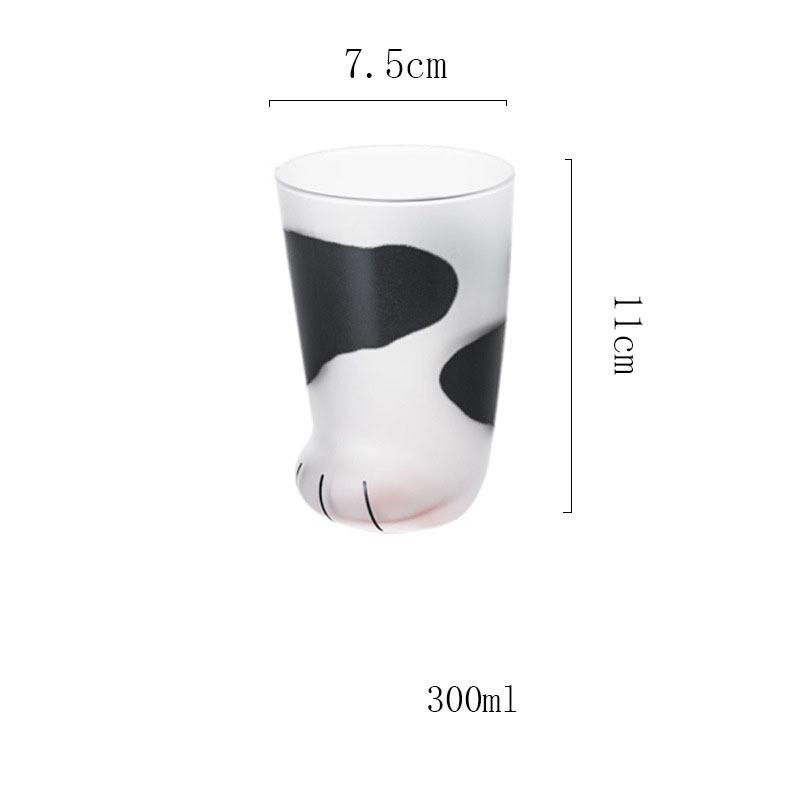Heat Resistant Cat Paw Glass Cup Heat Resistant Cat Paw Glass Cup