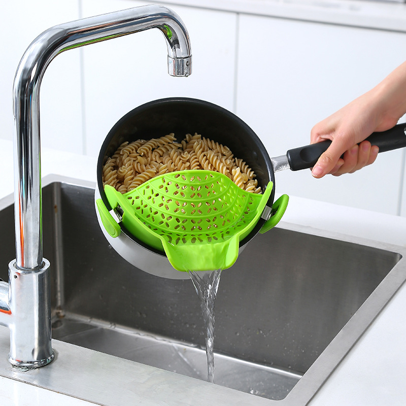 Heat Resistant Clip On Pot Strainer Heat Resistant Clip On Pot Strainer