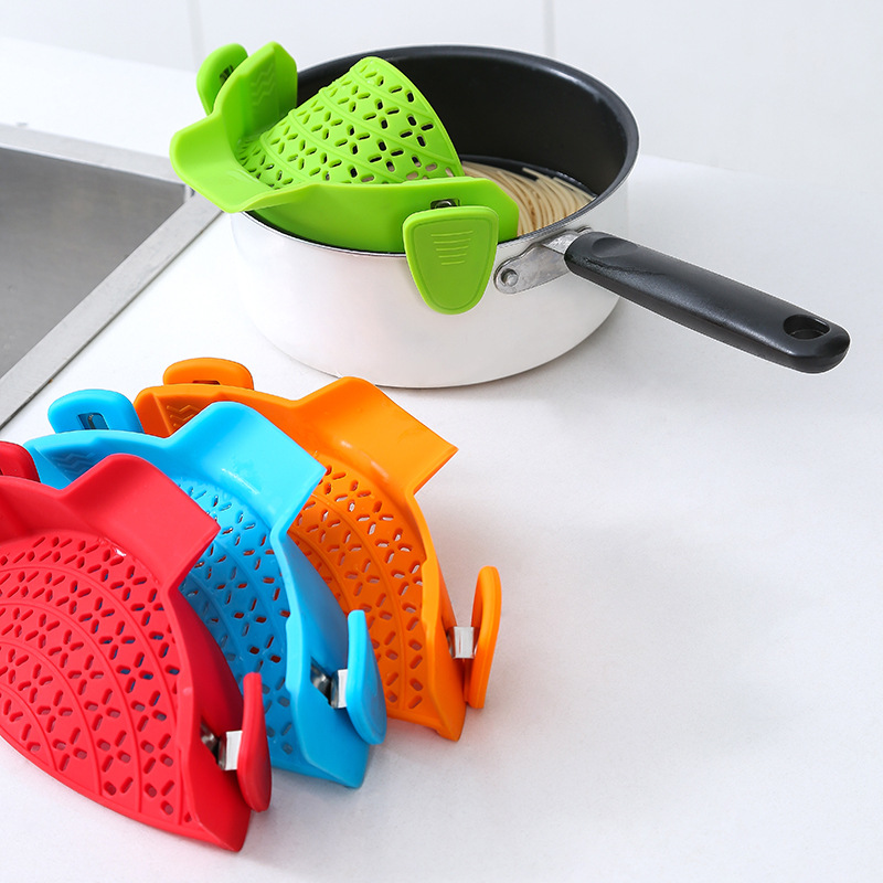 Heat Resistant Clip On Pot Strainer Heat Resistant Clip On Pot Strainer