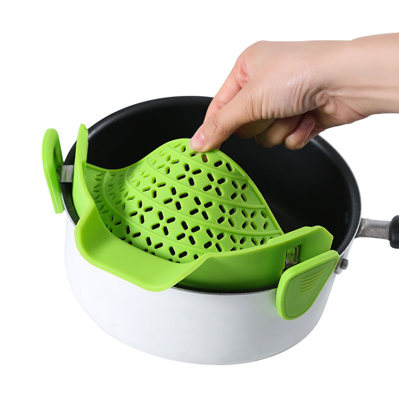 Heat Resistant Clip On Pot Strainer Heat Resistant Clip On Pot Strainer