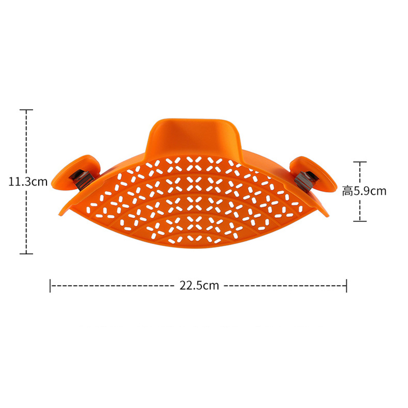 Heat Resistant Clip On Pot Strainer Heat Resistant Clip On Pot Strainer