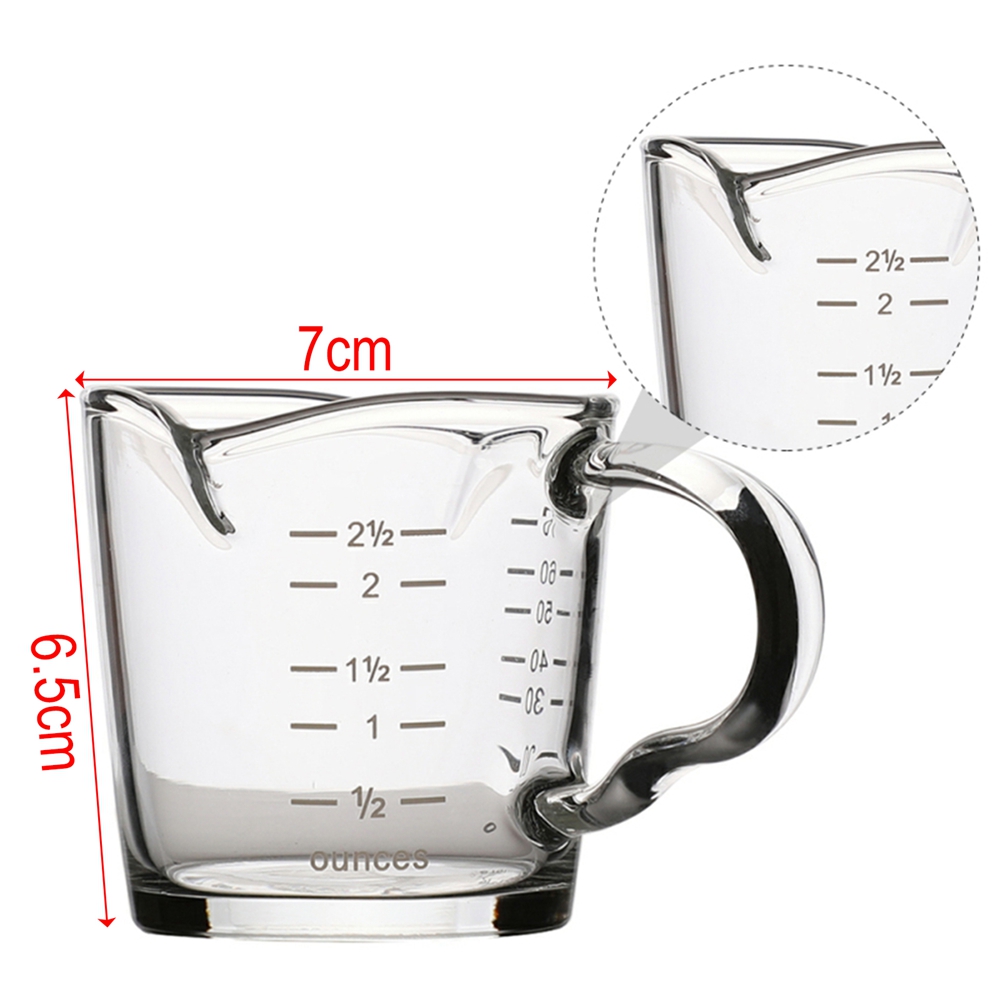 Heat Resistant Espresso Measuring Cup