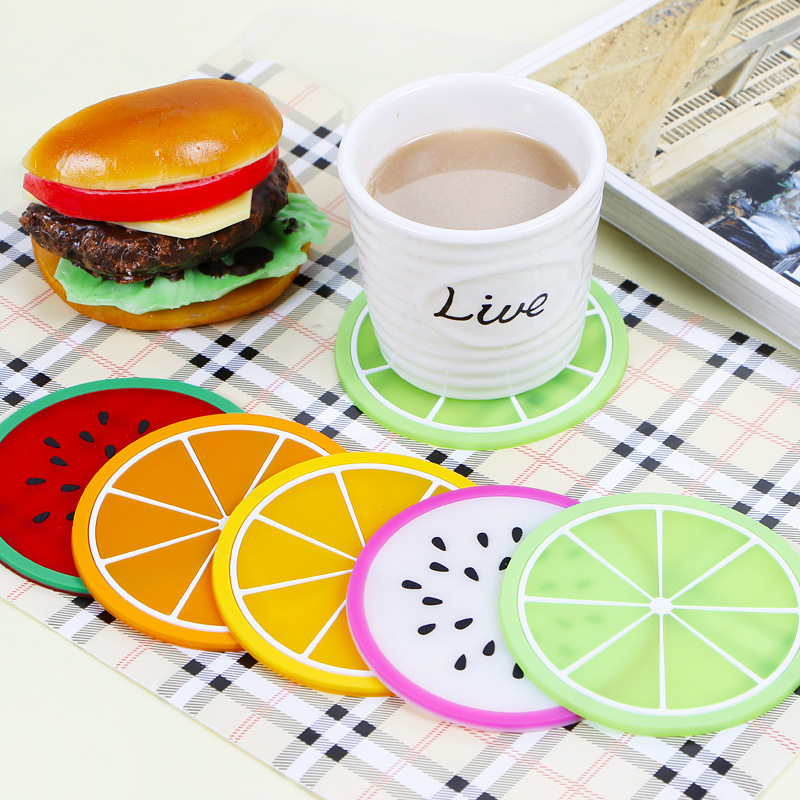 Heat Resistant Fruit Slice Lemon Coaster Heat Resistant Fruit Slice Lemon Coaster