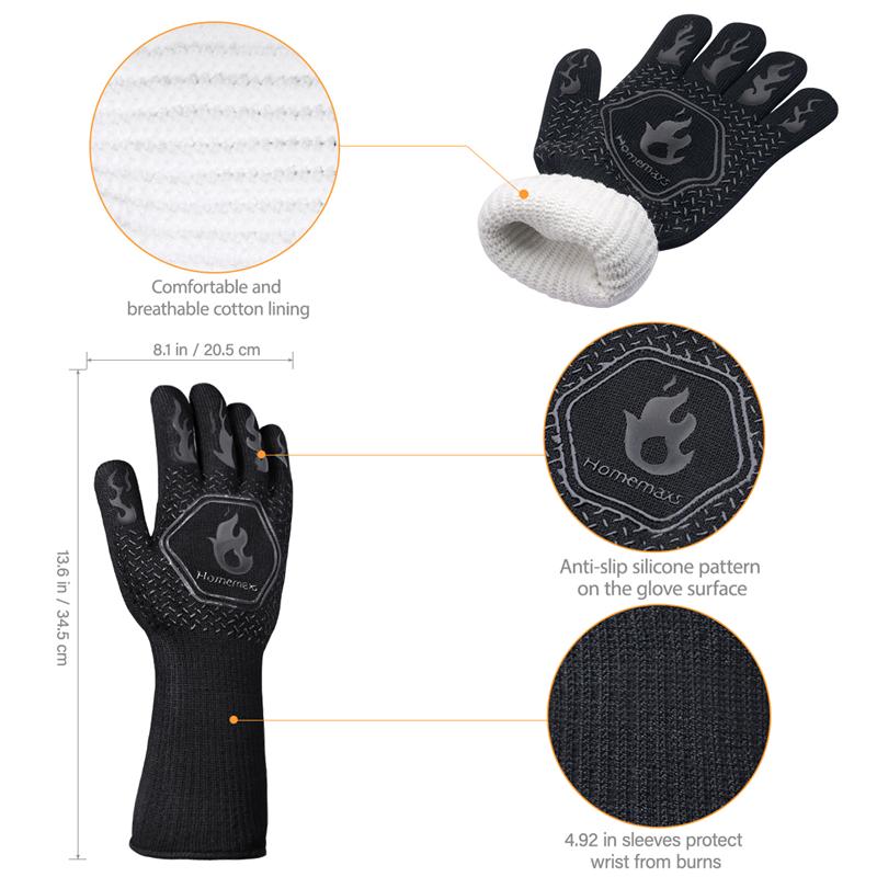 Heat Resistant Grill Gloves