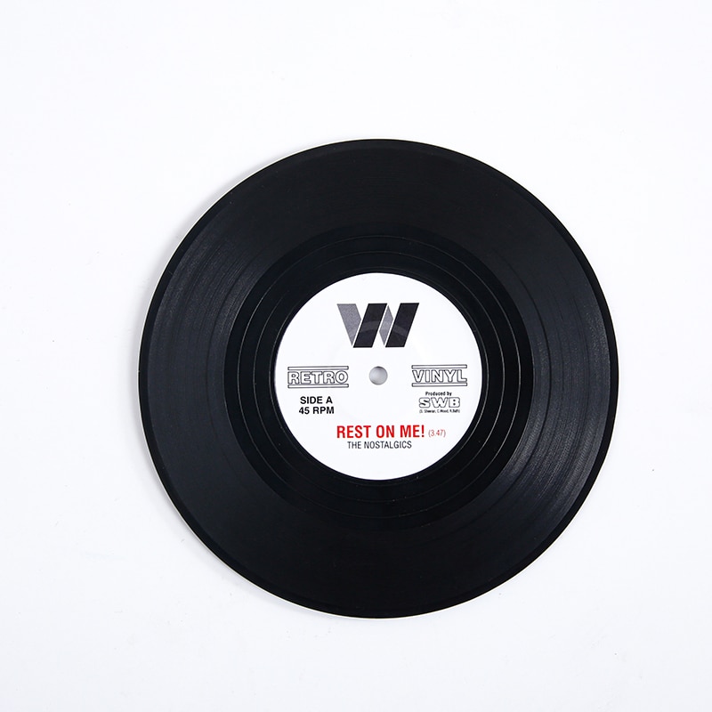 Heat Resistant Non Slip Record Coaster (6 pcs)
