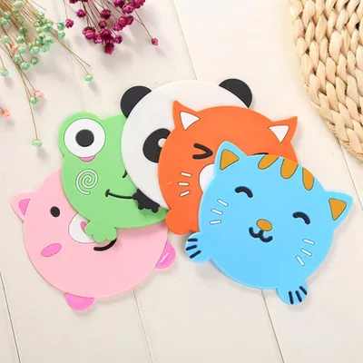 Heat Resistant Silicone Cartoon Coaster