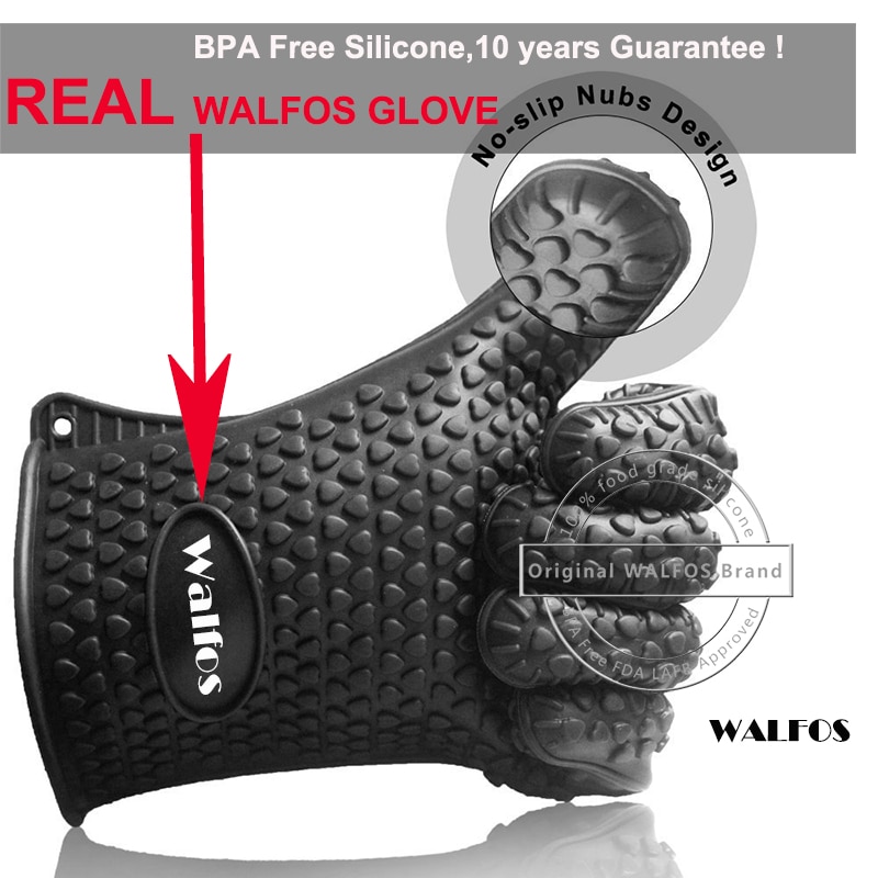 Heat Resistant Silicone Grilling Glove Heat Resistant Silicone Grilling Glove
