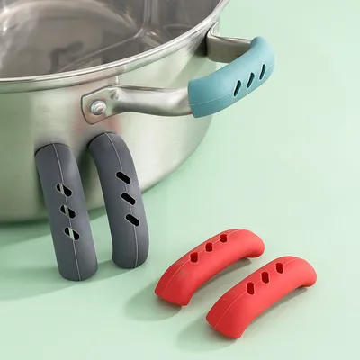 Heat Resistant Silicone Pot Handle Covers (2 pcs)