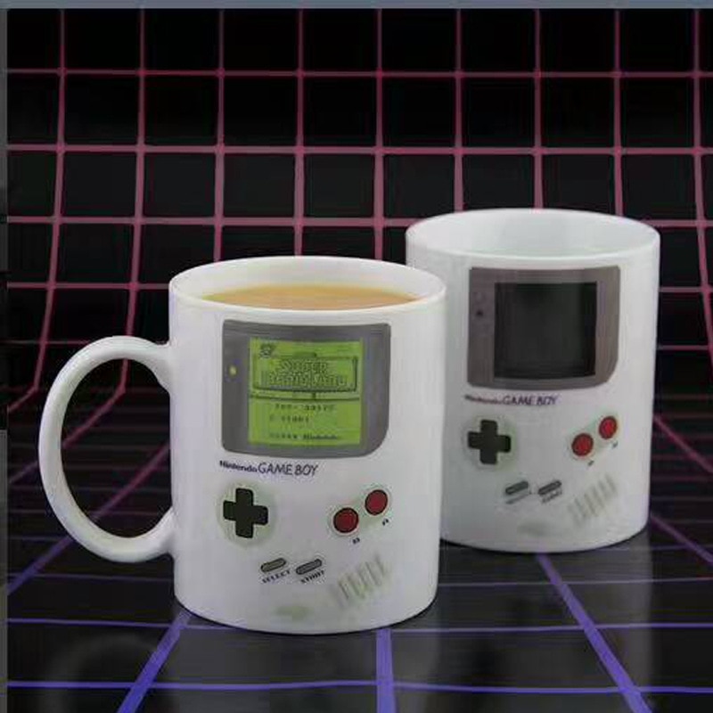 Heat Sensitive Ceramic Gameboy Mug Heat Sensitive Ceramic Gameboy Mug