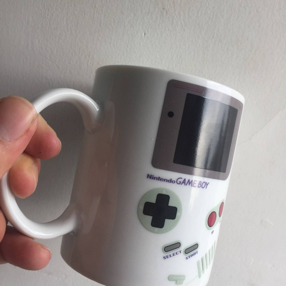 Heat Sensitive Ceramic Gameboy Mug Heat Sensitive Ceramic Gameboy Mug