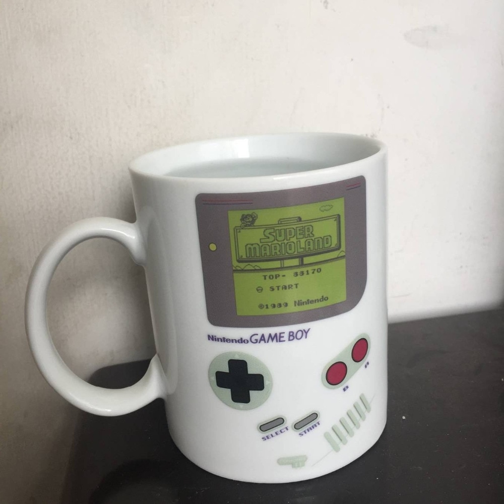 Heat Sensitive Ceramic Gameboy Mug Heat Sensitive Ceramic Gameboy Mug