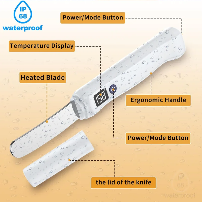 Heated Butter Knife USB Rechargeable Electric Spreader Stainless Steel Tools For Cold Butter Cheese Jam Toast Kitchen Heated Butter Knife USB Rechargeable Electric Spreader Stainless Steel Tools For Cold Butter Cheese Jam Toast Kitchen