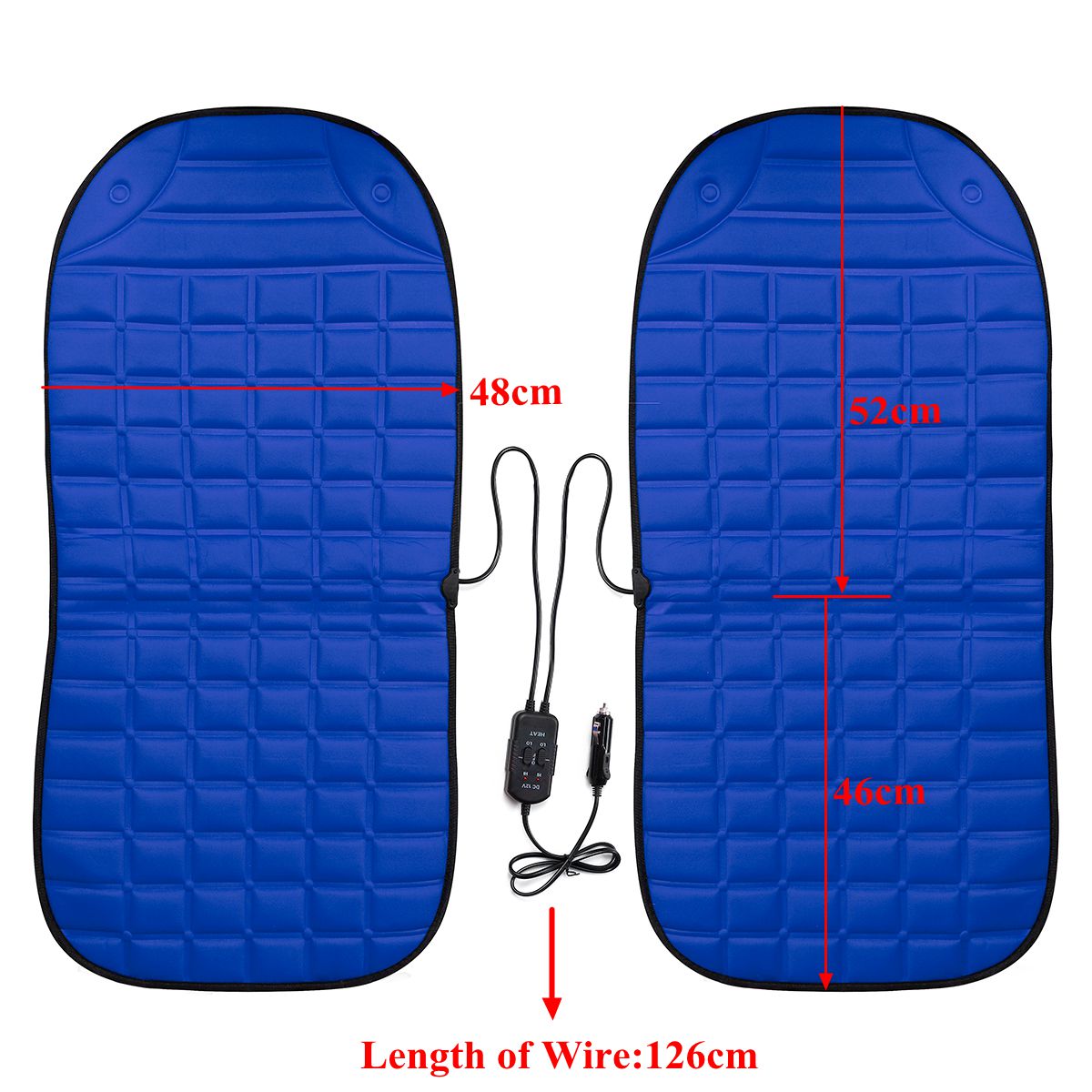 Heated Car Seat Cover Electric Cushion (Set of 2) Heated Car Seat Cover Electric Cushion (Set of 2)