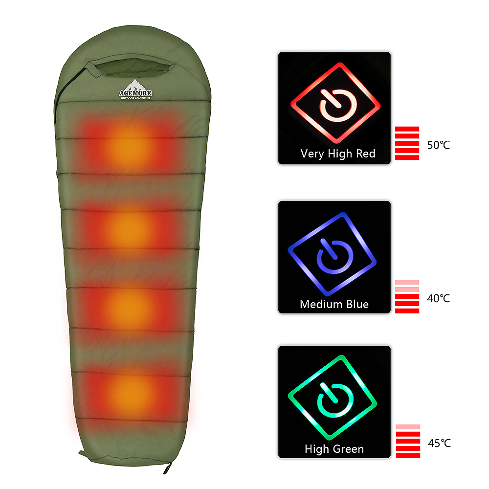 Heated Sleeping Bag Camping Gear Heated Sleeping Bag Camping Gear