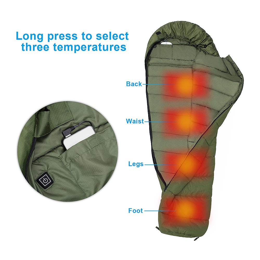 Heated Sleeping Bag Camping Gear Heated Sleeping Bag Camping Gear