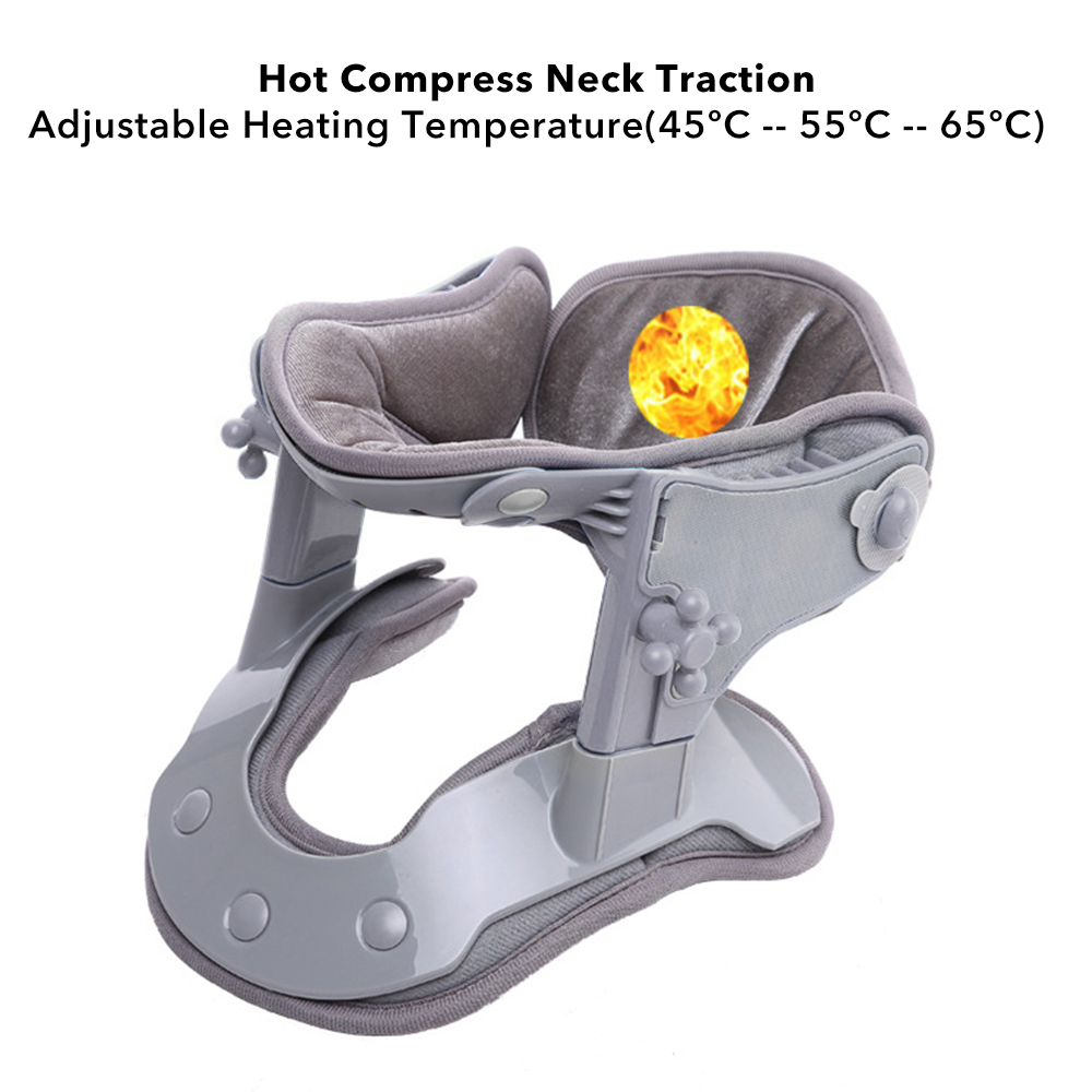 Heating Neck Collar Corrector Repair Cervical Traction Brace Apparatus Neck Posture Correction Treatment Cervical Spine