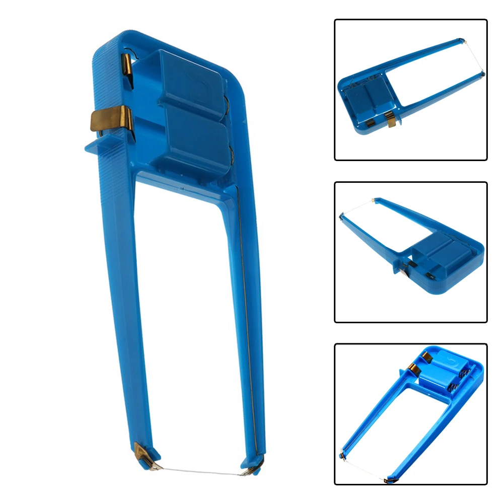 Heating Wire Foam Cutter Hand Tool Plastic Polystyrene Foam Without Battery 190mmx90mm Accessories Cutting Machine Blue