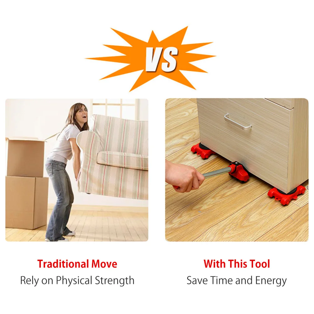 Heavy Duty Furniture Lifter Furniture Mover Set Washing Machine Refrigerator Transport Tool Lifting Moving Furniture