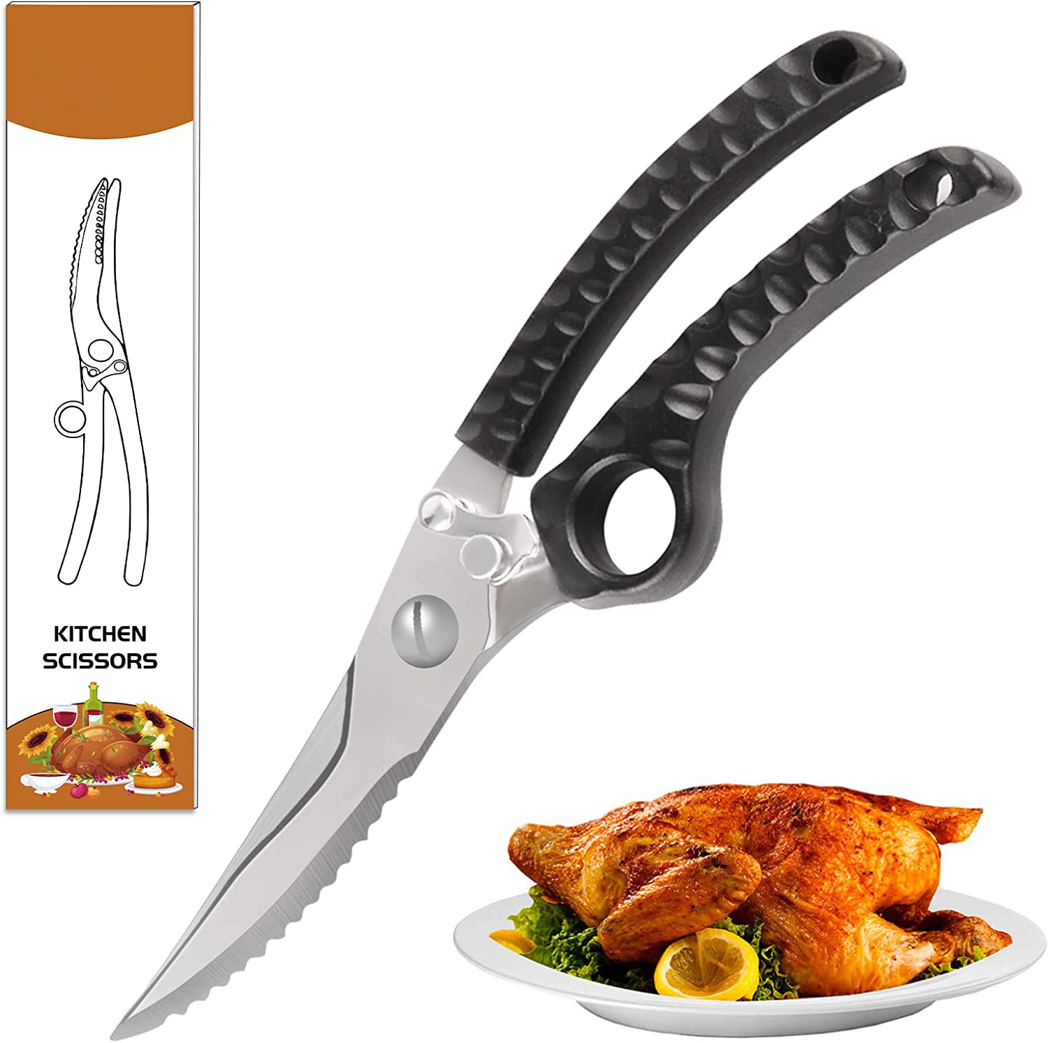 Heavy Duty Poultry Shears Kitchen Scissors Heavy Duty Poultry Shears Kitchen Scissors