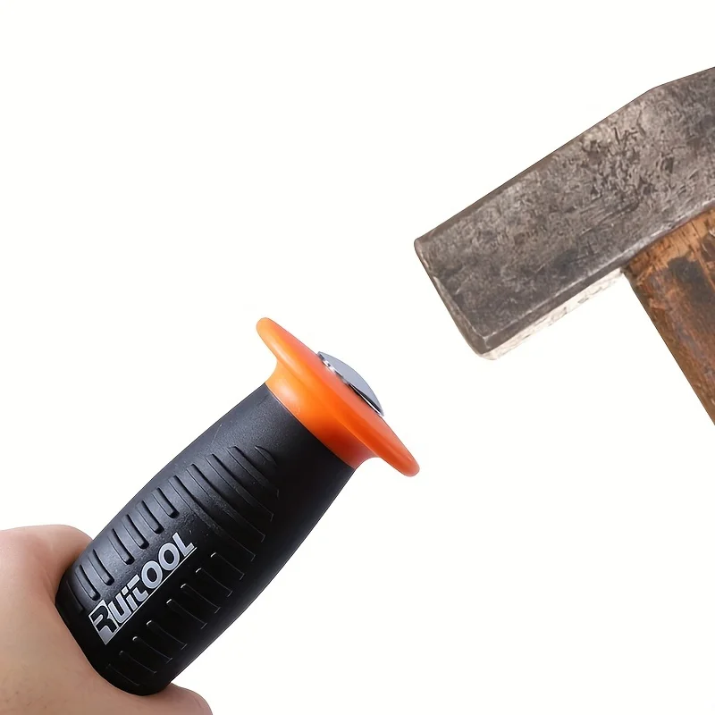 Heavy Duty Pry Bar Industrial Grade Thicken Crowbar with Angled Tip Protective Hammer Strike Cap Handle for Lifting and