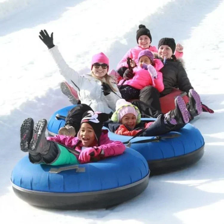Heavy Duty Winter Sleds and Snow Tubes with Thicken Covers