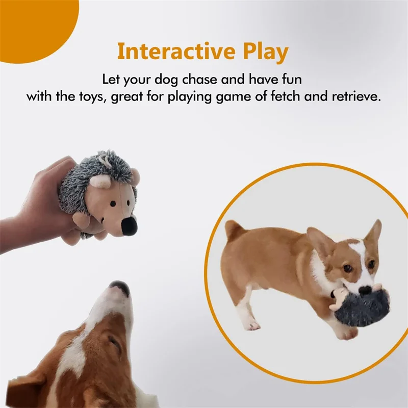 Hedgehog Dog Toy with Squeaker Hedgehog Dog Toy with Squeaker