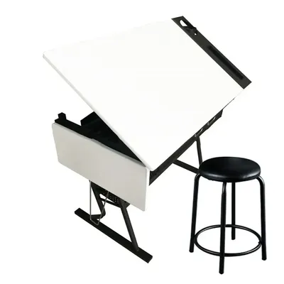 Height Adjustable Drafting Draft Desk Drawing Table Desk