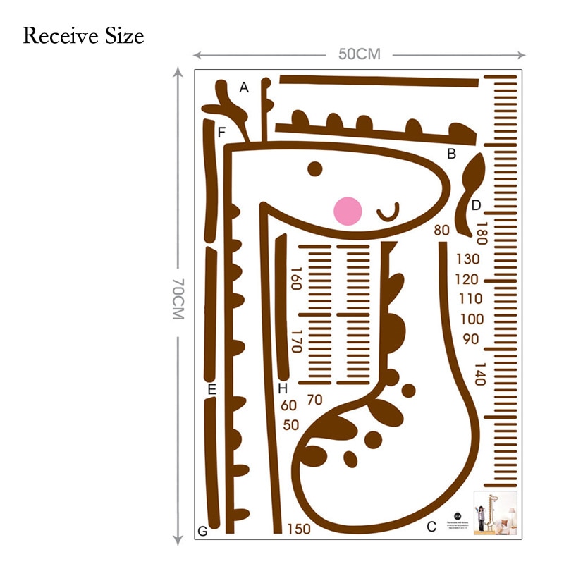 Height Ruler Self-Adhesive Wall Sticker Height Ruler Self-Adhesive Wall Sticker