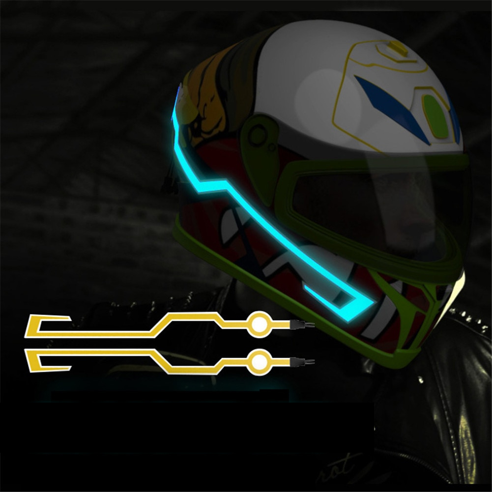Helmet Stickers Electroluminescent Light Helmet Stickers Electroluminescent Light