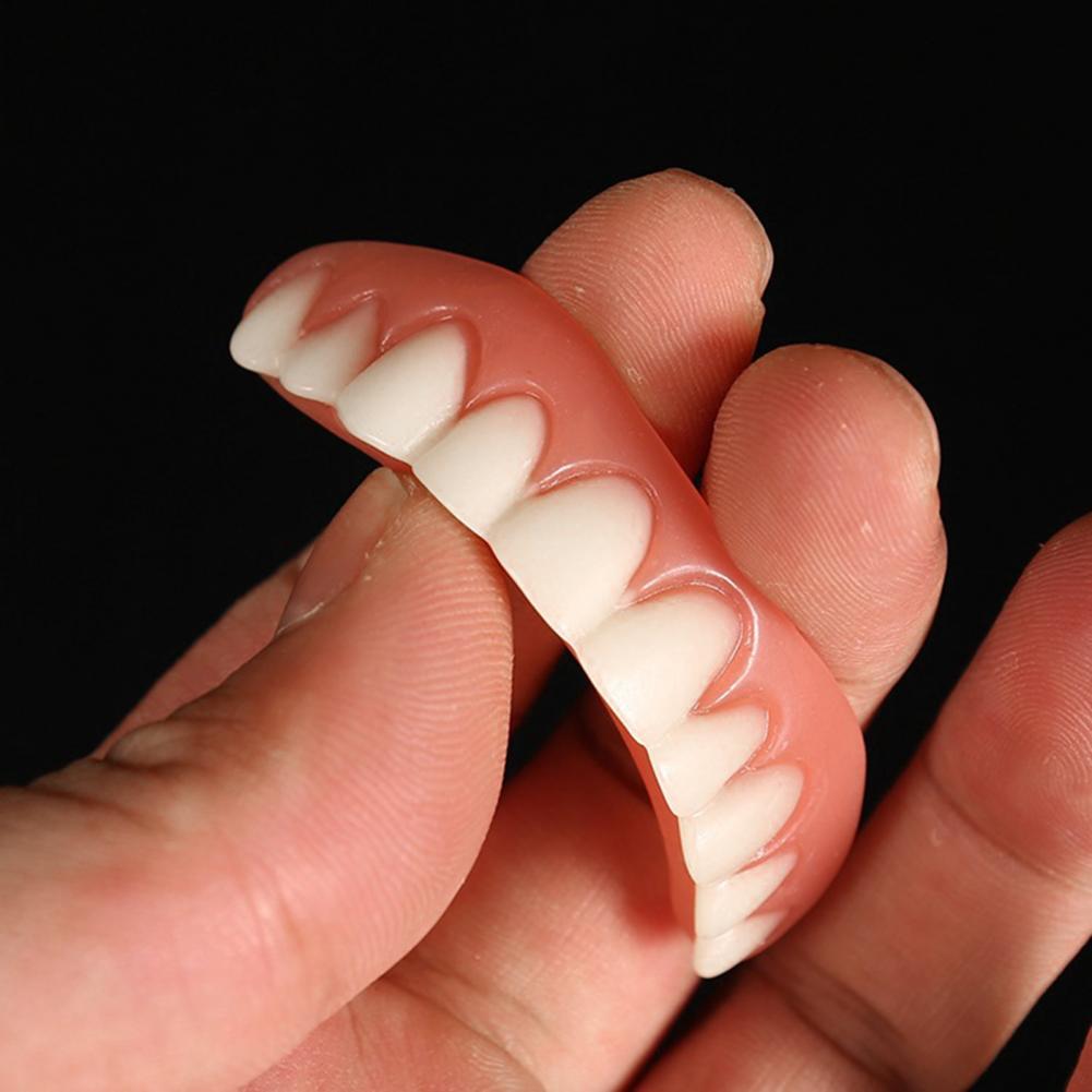 Helpful Fake Teeth Cover No Odor Safest Silicone Freedom to Smile Fake Teeth Cover Cosmetic Teeth Cover Special