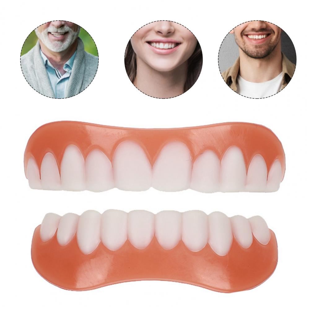 Helpful Fake Teeth Cover No Odor Safest Silicone Freedom to Smile Fake Teeth Cover Cosmetic Teeth Cover Special Helpful Fake Teeth Cover No Odor Safest Silicone Freedom to Smile Fake Teeth Cover Cosmetic Teeth Cover Special