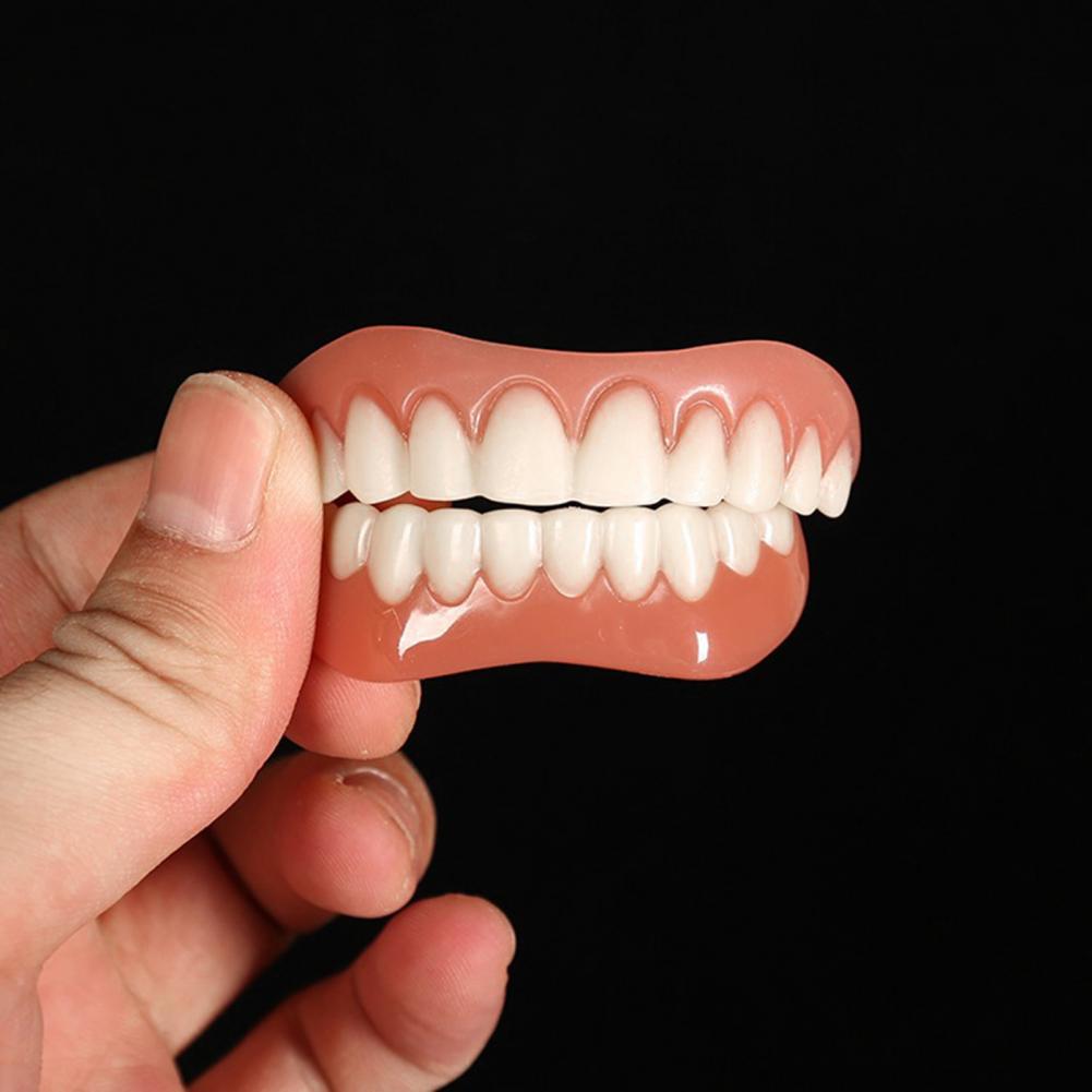 Helpful Fake Teeth Cover No Odor Safest Silicone Freedom to Smile Fake Teeth Cover Cosmetic Teeth Cover Special Helpful Fake Teeth Cover No Odor Safest Silicone Freedom to Smile Fake Teeth Cover Cosmetic Teeth Cover Special
