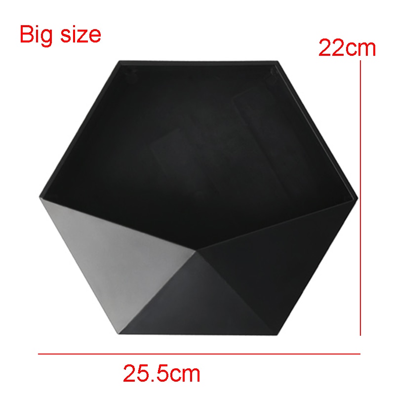 Hexagon Wall Shelf Self-Adhesive Wall Decor Hexagon Wall Shelf Self-Adhesive Wall Decor