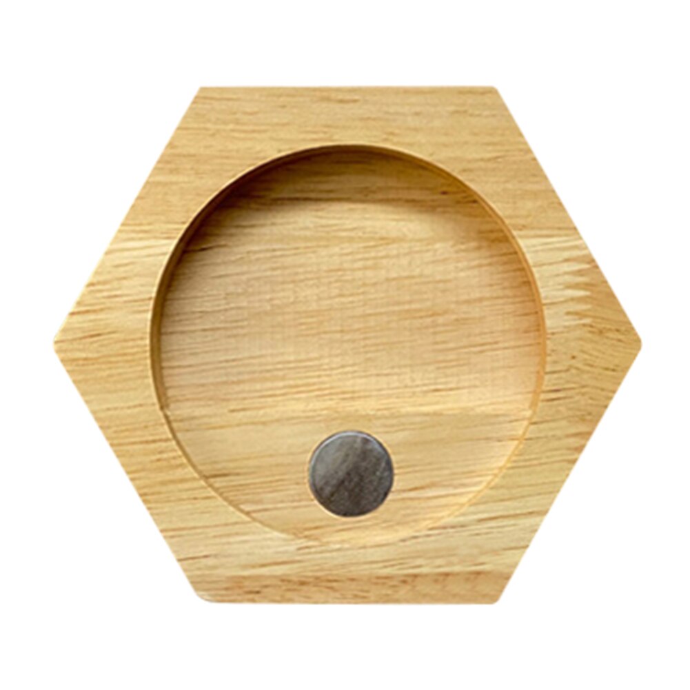 Hexagon Wall Wooden Medal Holder
