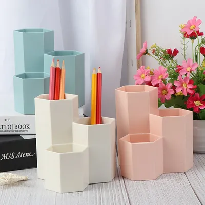 Hexagonal Colored Pencil Organizer Hexagonal Colored Pencil Organizer
