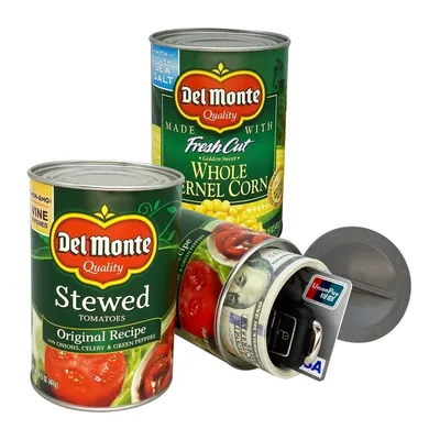 Hidden Safe Compartment Diversion Safe Food Cans Secret Stash Hiding Container Kitchen Cupboard Hide Cash Hidden