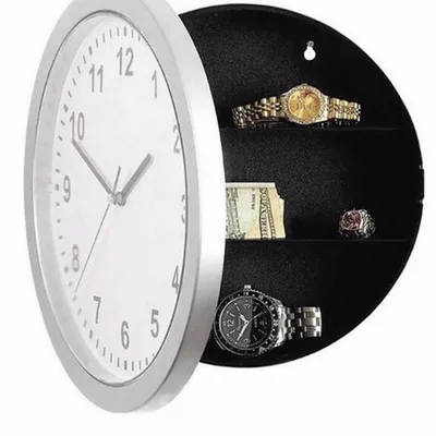Hidden Safe Large Wall Clock Safety Box Secret Secuirty Box Money Jewellery Stuff Storage home office Cash Safes Hidden Safe Large Wall Clock Safety Box Secret Secuirty Box Money Jewellery Stuff Storage home office Cash Safes