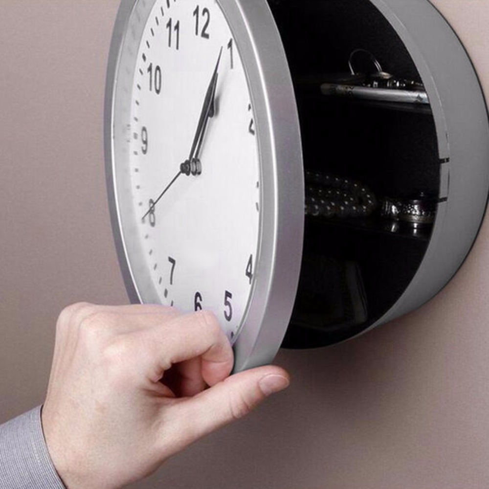 Hidden Safe Large Wall Clock Safety Box Secret Secuirty Box Money Jewellery Stuff Storage home office Cash Safes Hidden Safe Large Wall Clock Safety Box Secret Secuirty Box Money Jewellery Stuff Storage home office Cash Safes