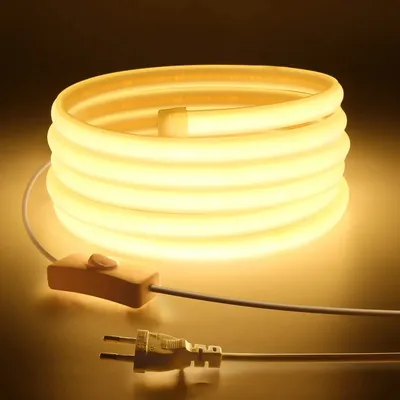 High Bright COB LED Strip Light Neon Tape Kitchen Cabinet Lamp Waterproof Garden Outdoor Background Lamp Room Decoration High Bright COB LED Strip Light Neon Tape Kitchen Cabinet Lamp Waterproof Garden Outdoor Background Lamp Room Decoration