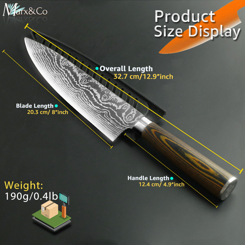 High Carbon Stainless Santoku High Carbon Stainless Santoku