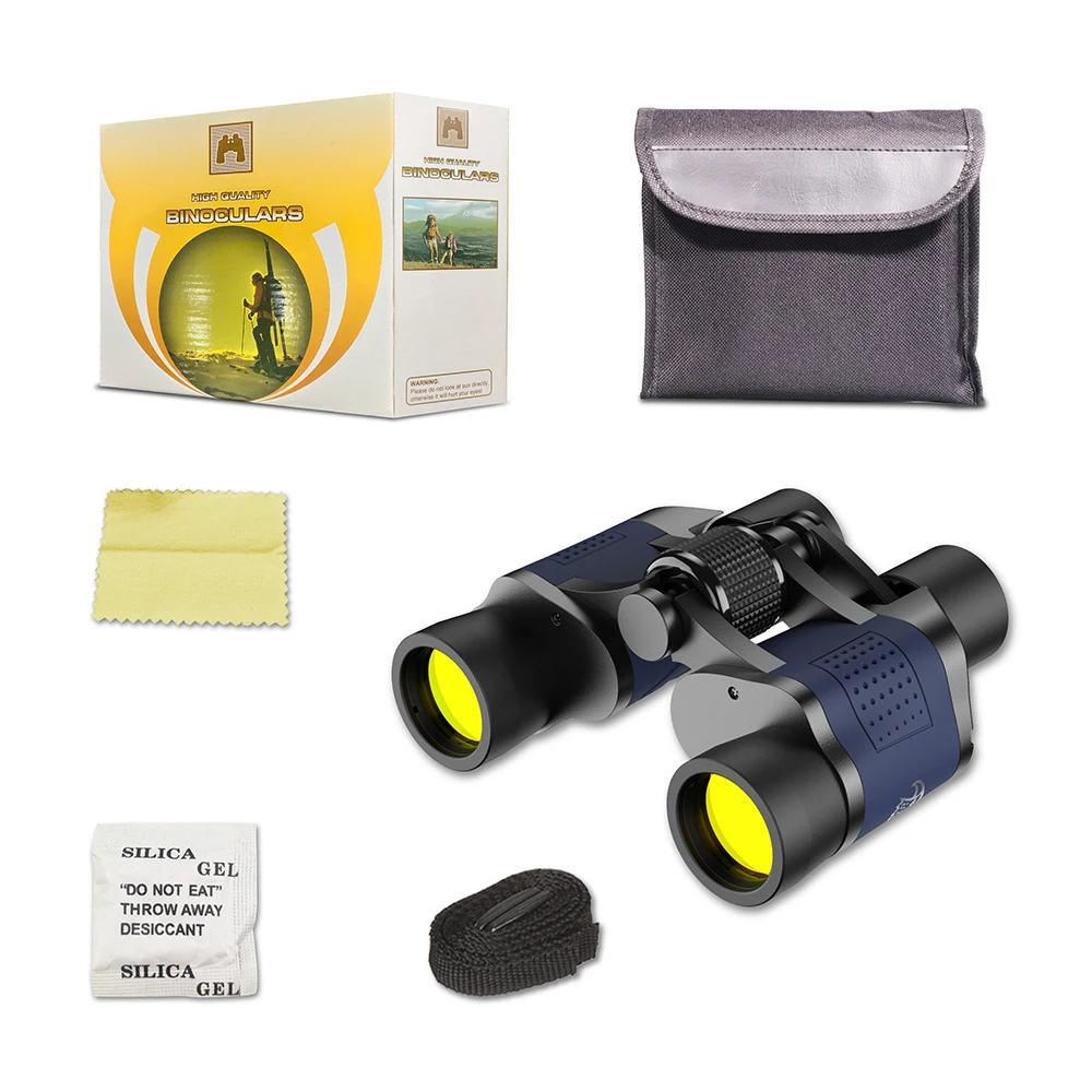 High Clarity Telescope 60X60 Binoculars 3000M Powerful Optical Lens Bak4 Prism Night Vision For Outdoor Hunting Sports